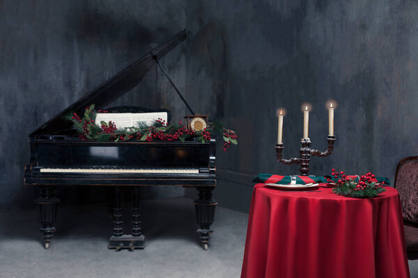 Luxury restaurant interior