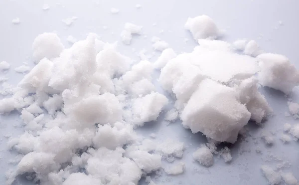 Chunks of clean melting snow — Stock Photo, Image