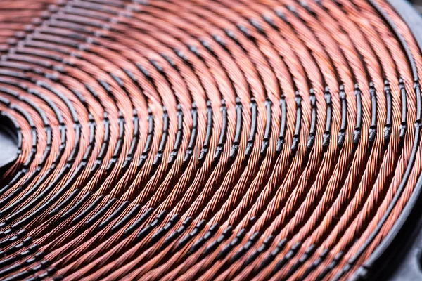 Induction heater copper — Stock Photo, Image