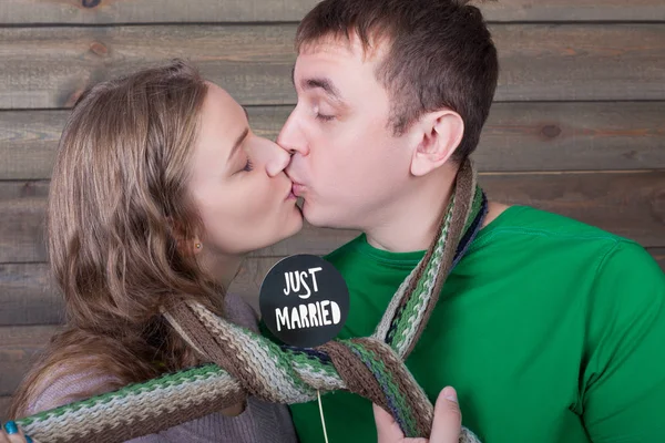 Cute happy couple — Stock Photo, Image