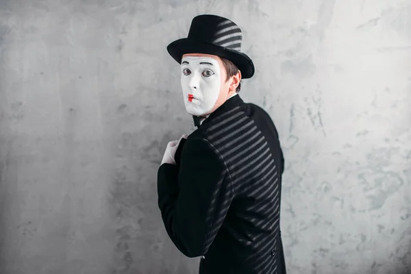 Actor de teatro pantomima — Foto de Stock