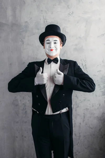 Aktor teatru pantomimy — Zdjęcie stockowe