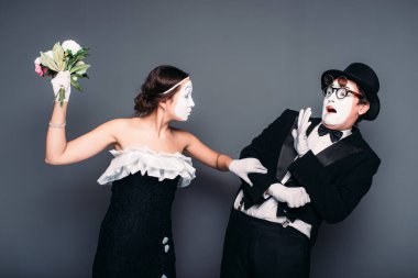 Pandomim tiyatro aktör ve aktris