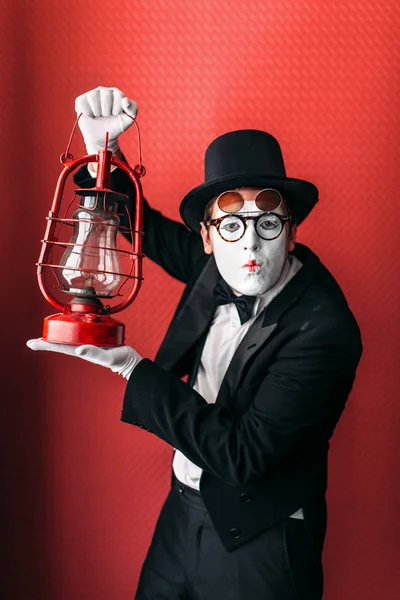 Actor de teatro pantomima — Foto de Stock