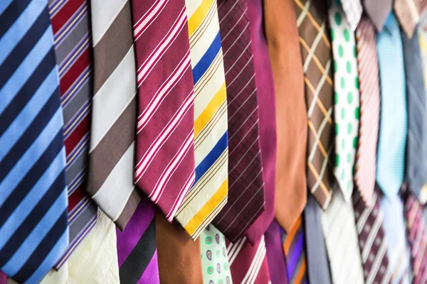 Silk ties collection — Stock Photo, Image