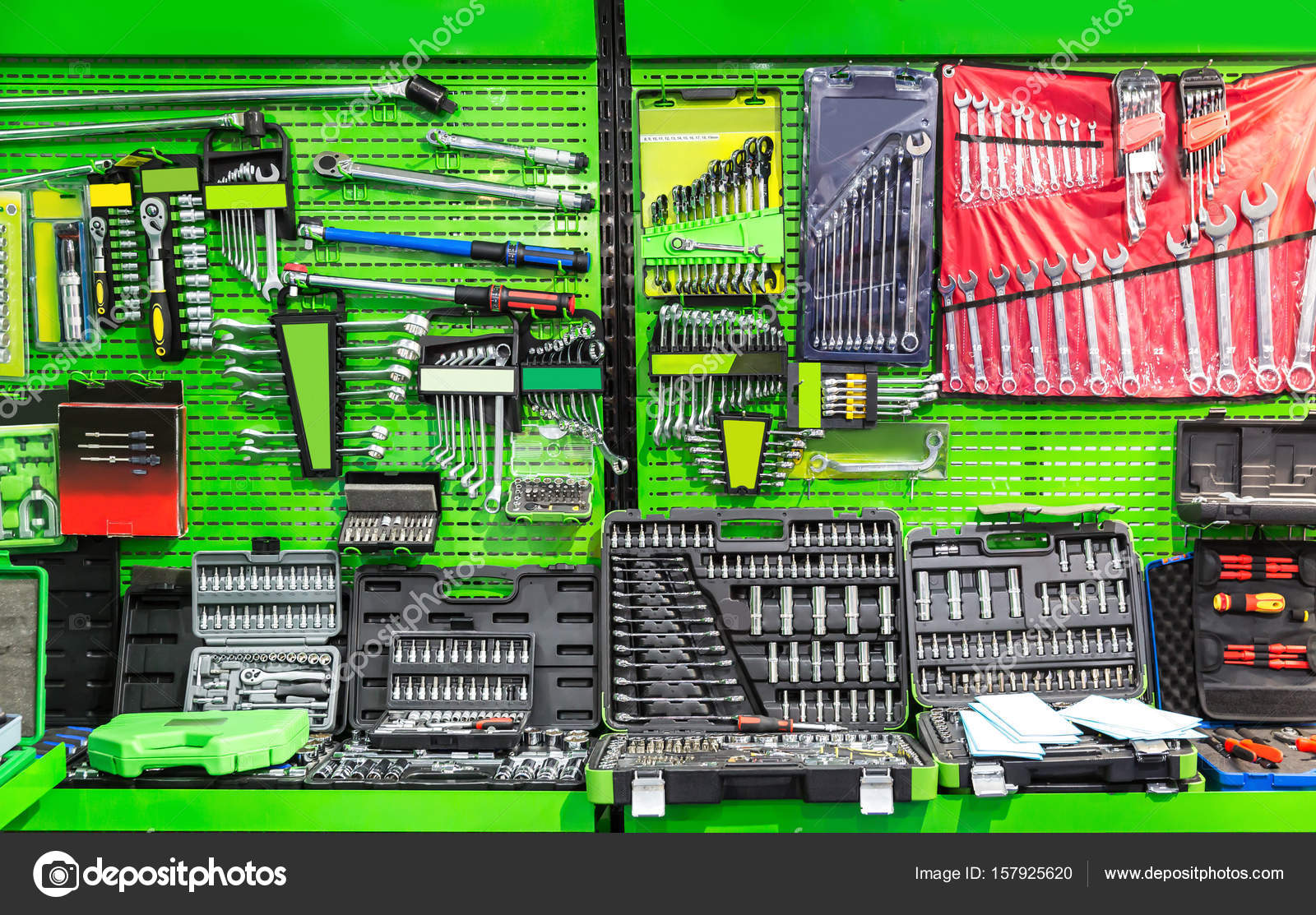 Professional Mechanical Tools for Auto Service Stock Image - Image