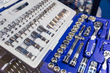 Profesyonel mavi araç kutusu