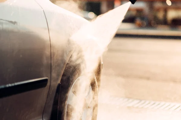 Professionele auto wassen — Stockfoto