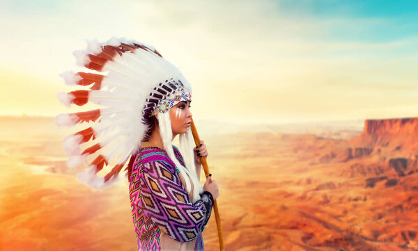American Indian woman