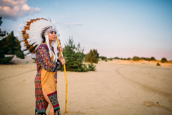 American Indian woman
