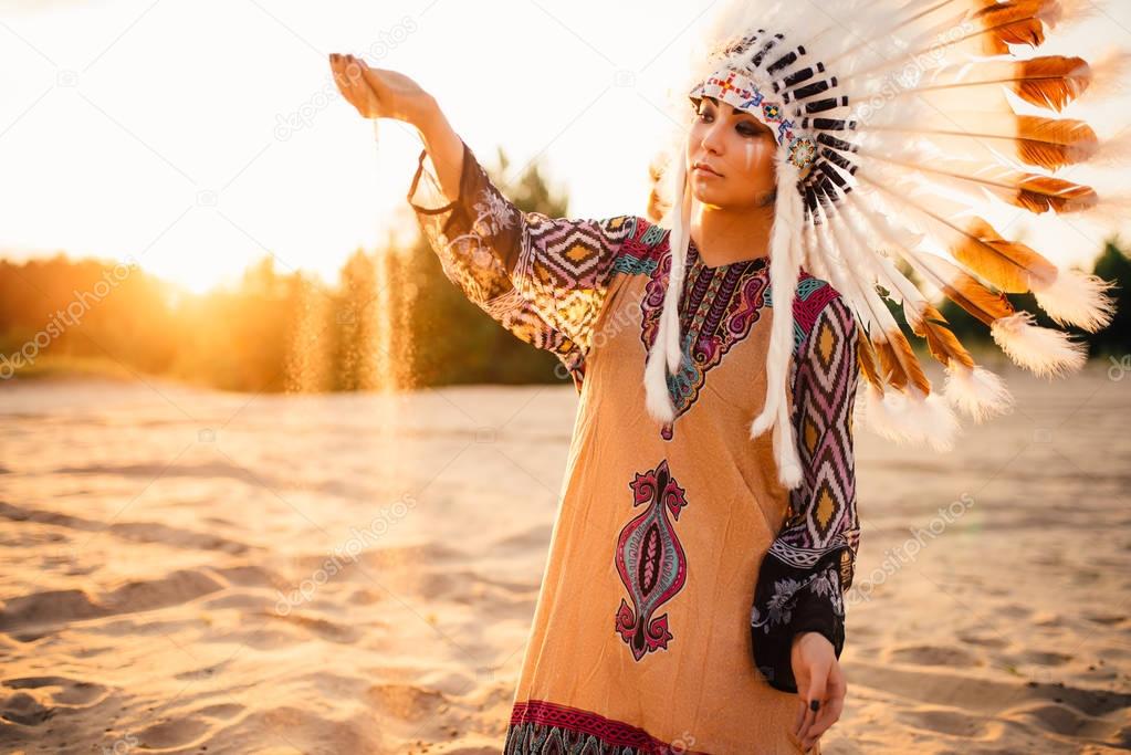 American Indian woman