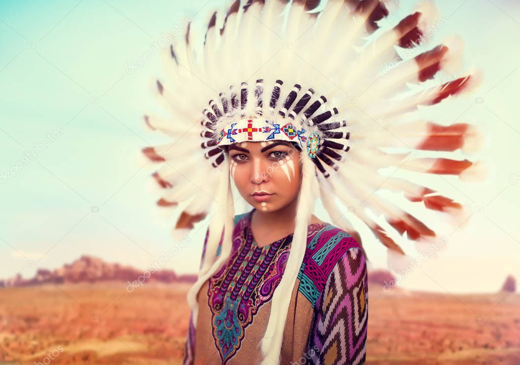 American Indian woman
