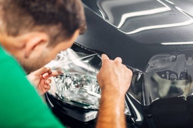 işçi yükleme araba koruma film