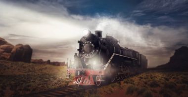 eski buharlı tren