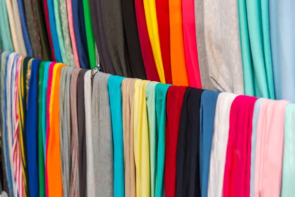 Fabric textile showcase — Stock Photo, Image