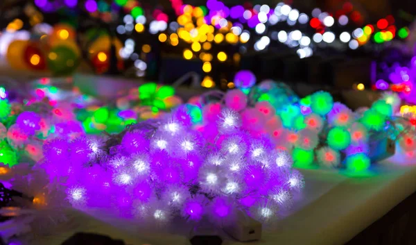 Різдво електричні garland — стокове фото