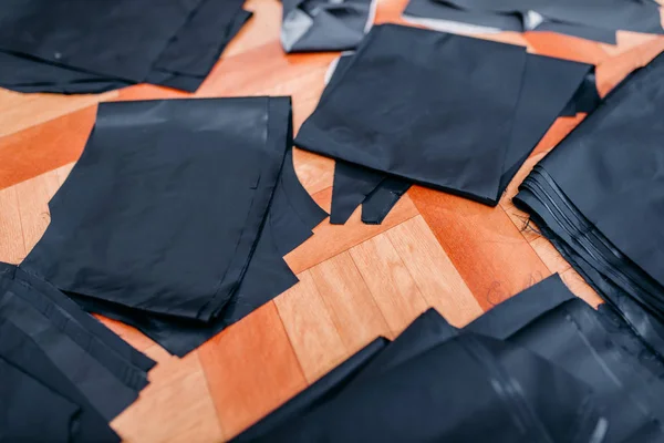 Materiaal Voor Snijden Kleding Naaien Sjabloon Jurk Fabriek — Stockfoto