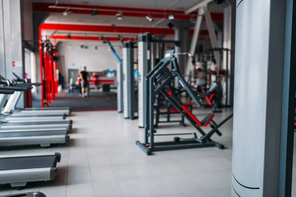 Gym Interior Exercise Machines Sport Equipment — Stock Photo, Image