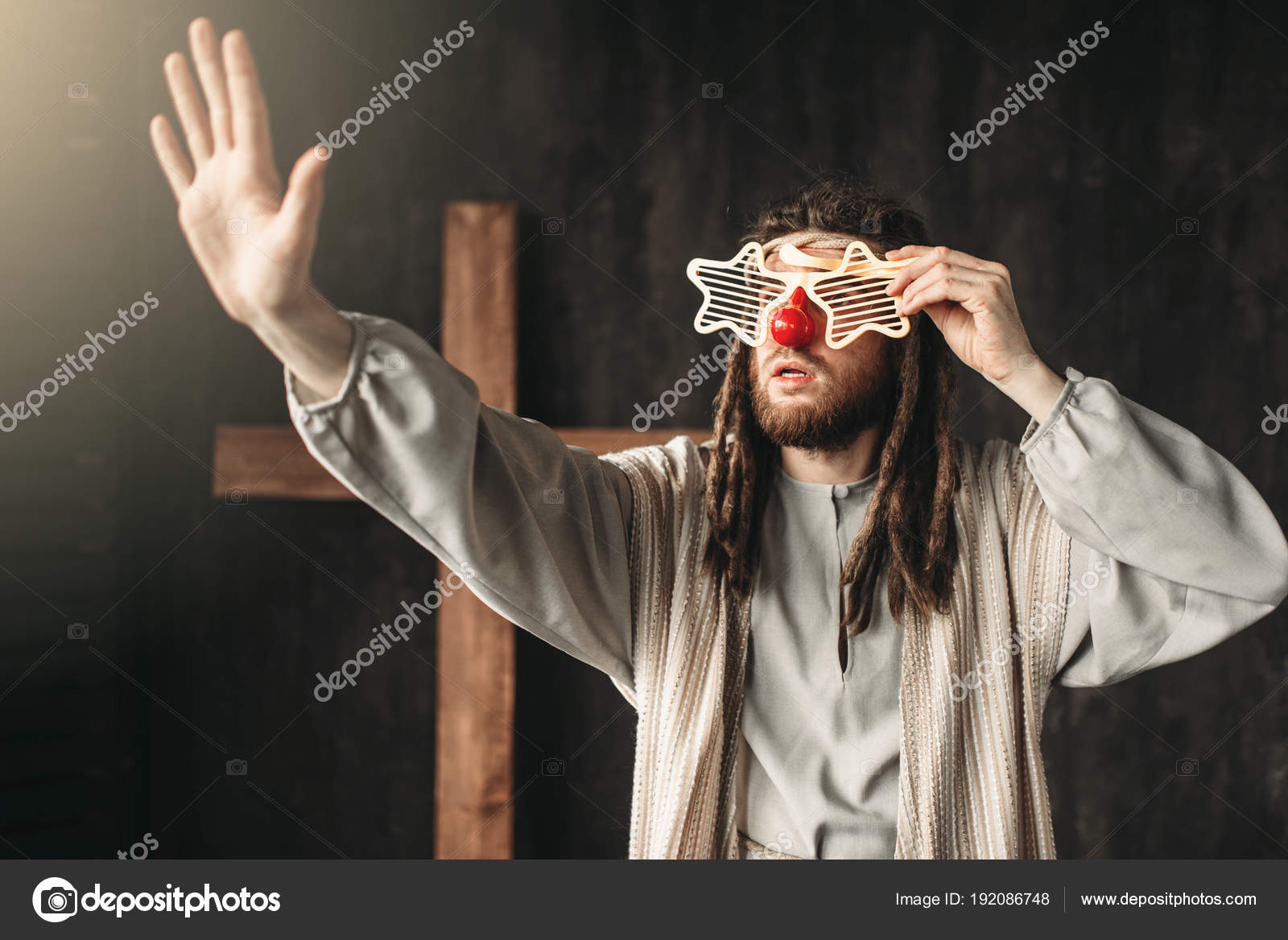 jesus with glasses