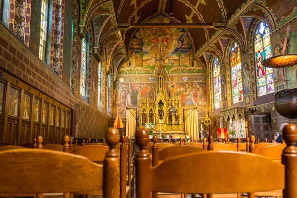 Salón Vieja Iglesia Europa Antigua Arquitectura Estilo Europeo Lugares Famosos — Foto de Stock