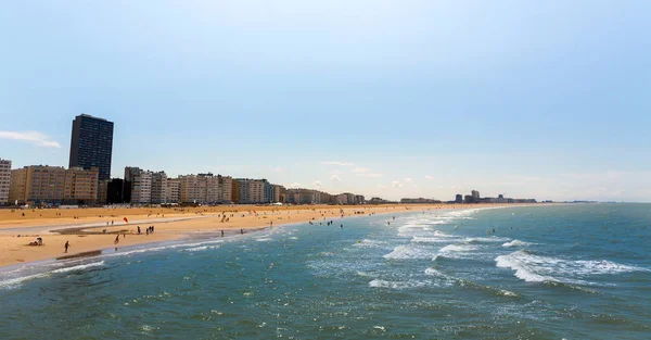 Playa Ciudad Costa Marítima Europa Turismo Verano Viajes Lugares Famosos —  Fotos de Stock