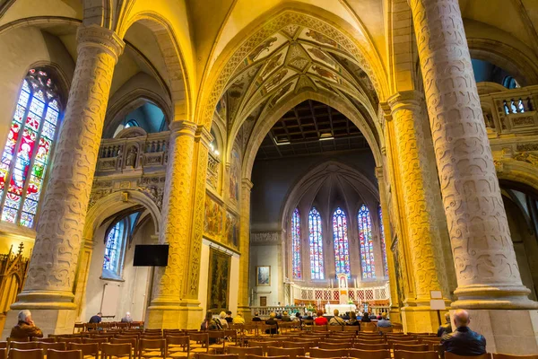 Servicio Salón Del Antiguo Templo Europa Antigua Arquitectura Estilo Europeo — Foto de Stock