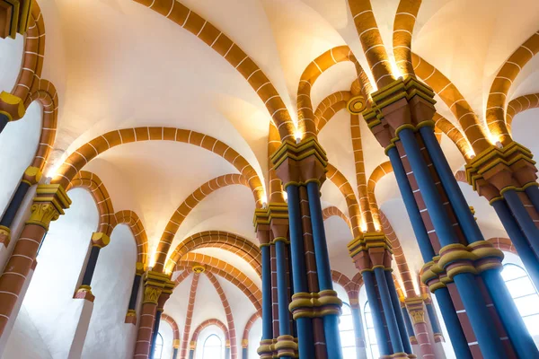 Ceiling Old Castle Ancient Stone Building Interior Europe Traditional European — Stock Photo, Image