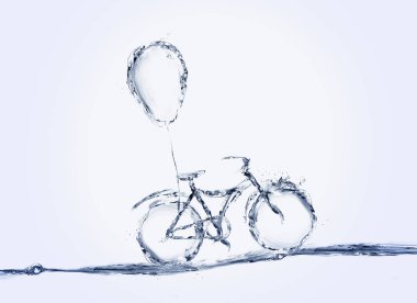 Su Bisiklet ve balon