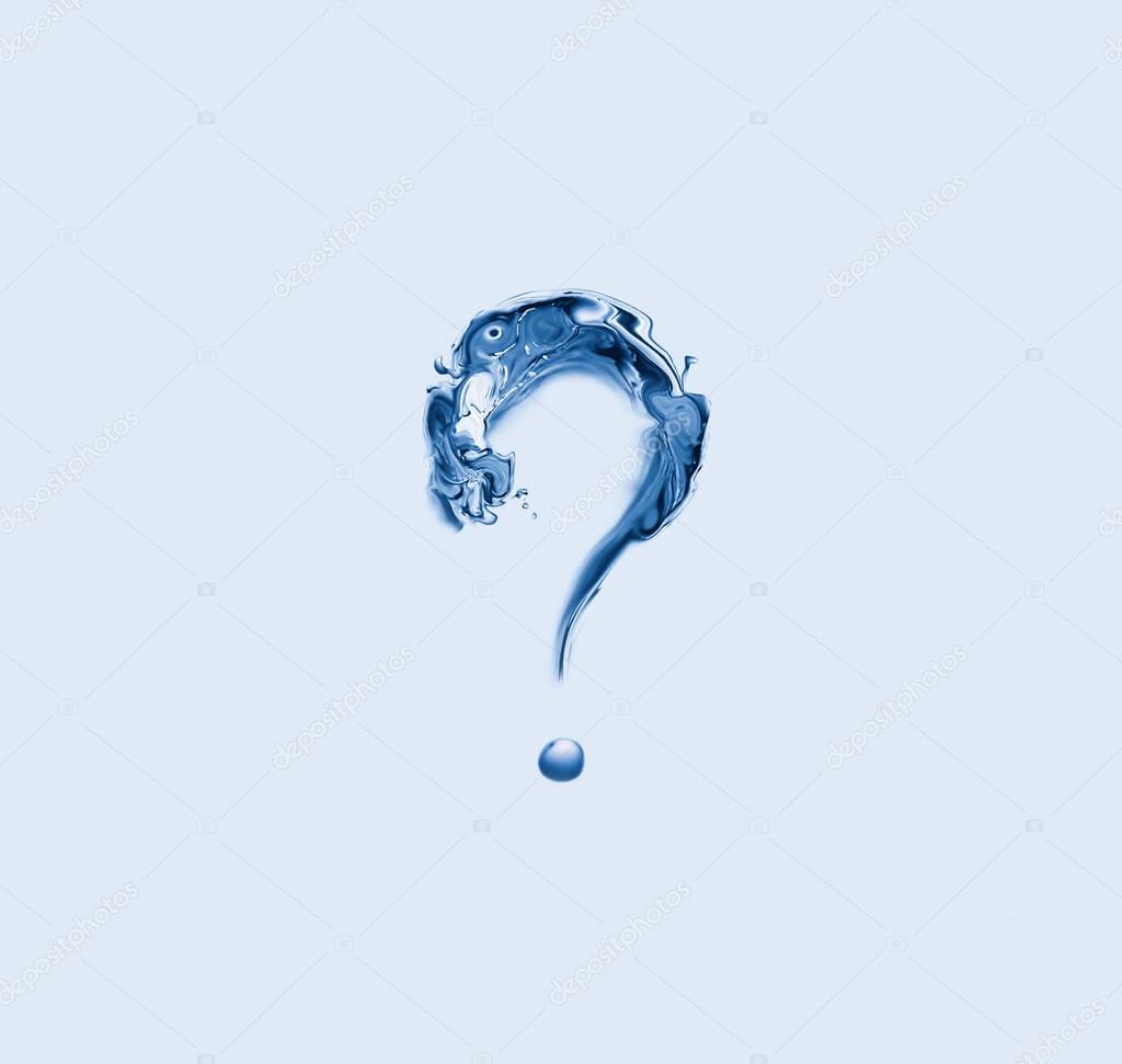 Water Question Mark