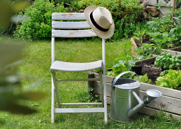 Отдых в саду — стоковое фото