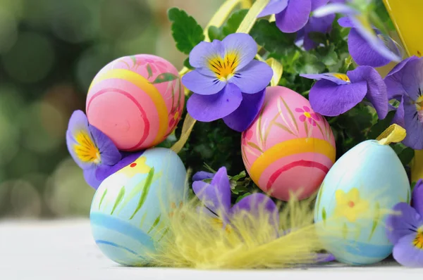 Easter eggs decoration — Stock Photo, Image