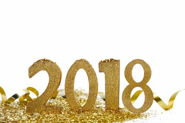 Cifras de año nuevo 2018 — Foto de Stock