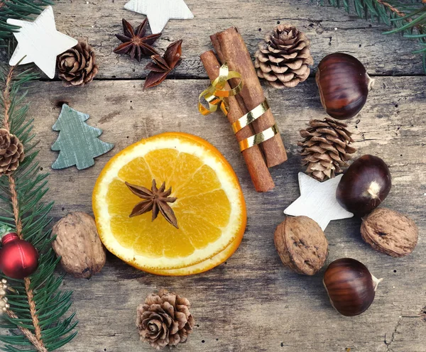 meyve ve baharat arka plan 