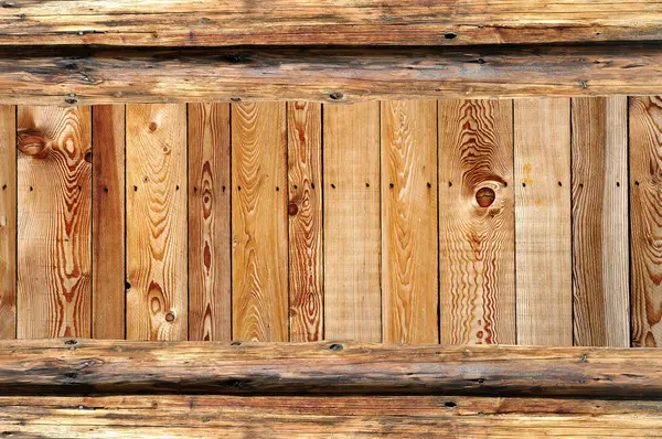 Rustic wooden frame background — Stock Photo, Image
