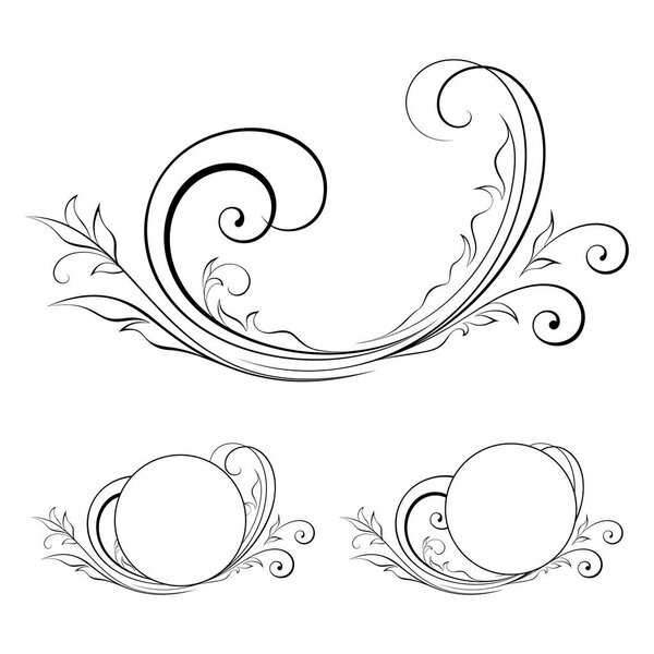 Design element (swirls)-14
