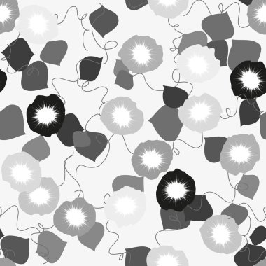 Soyut çiçek pürüzsüz desen arkaplanı
