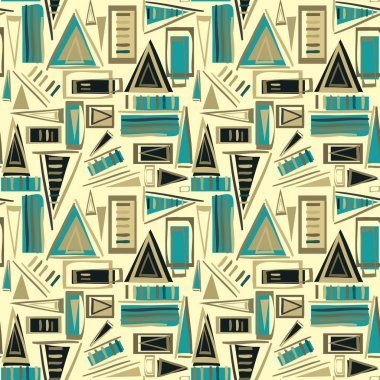 Soyut geometrik arkaplan. Kusursuz desen.