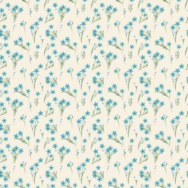 Soyut çiçek pürüzsüz desen arkaplanı