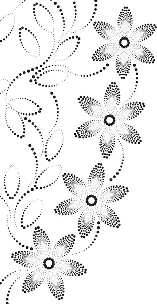 Fondo de flores abstracto — Archivo Imágenes Vectoriales