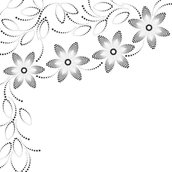 Анотація квітка фону — стоковий вектор