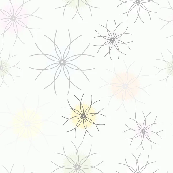 摘要花卉无缝图案背景 — 图库矢量图片