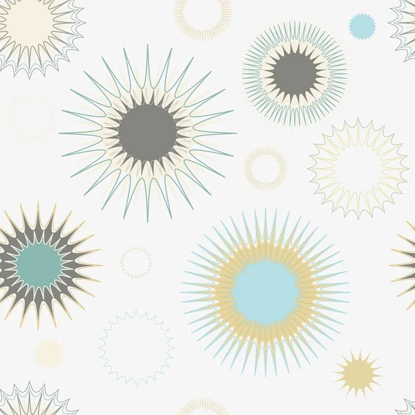 Abstract flower seamless pattern background — Stock Vector