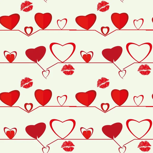 Romantisch Valentijn achtergronden. Retro kaart. — Stockvector