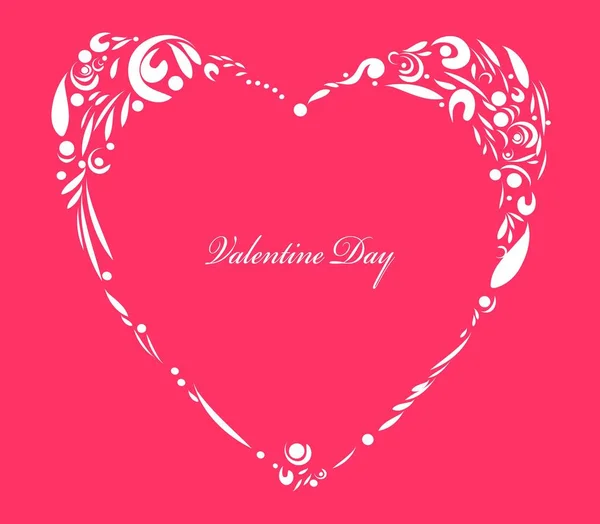 Romantic valentine  backgrounds. Retro card. — Stock Vector