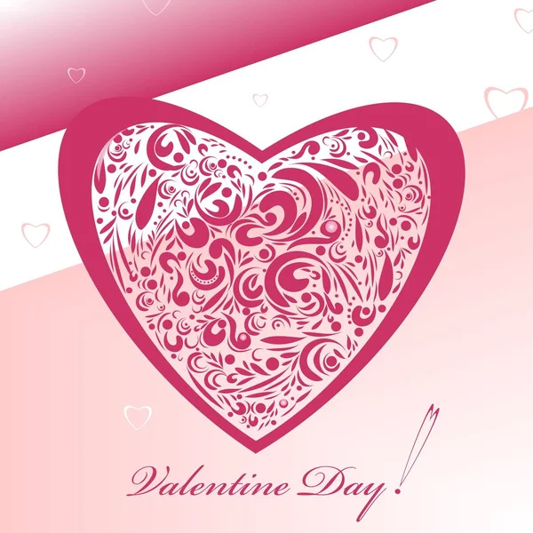 Romantic valentine  backgrounds. Valentines Day. — Stock Vector