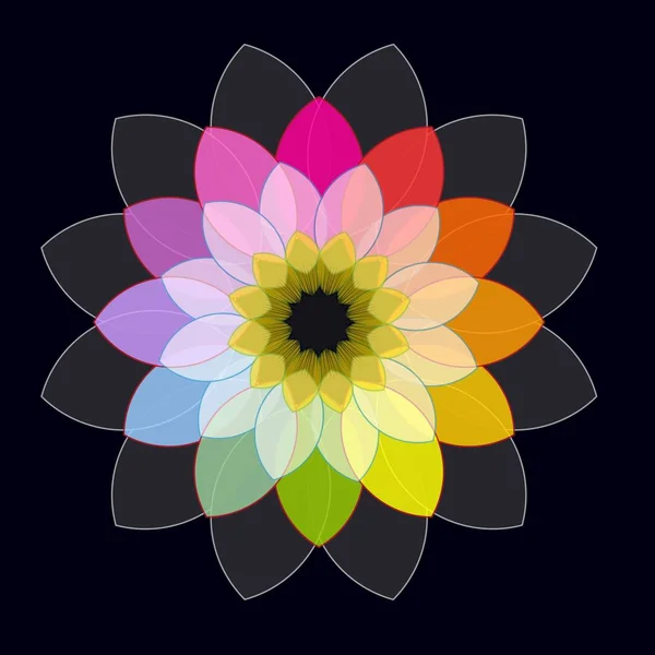 Абстрактный цветочный фон — стоковый вектор