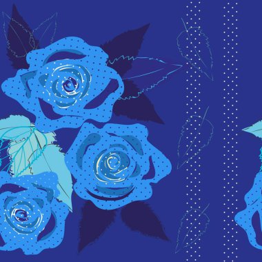 Soyut çiçek pürüzsüz desen arkaplanı