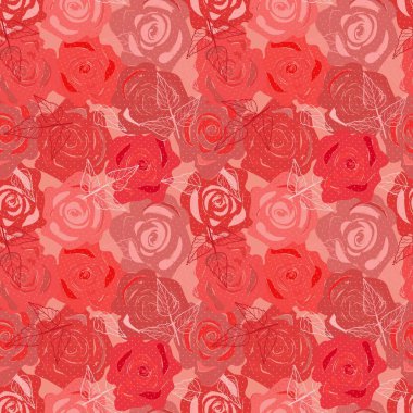 Soyut çiçek pürüzsüz desen arkaplanı