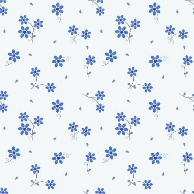 Soyut çiçek pürüzsüz desen arkaplanı