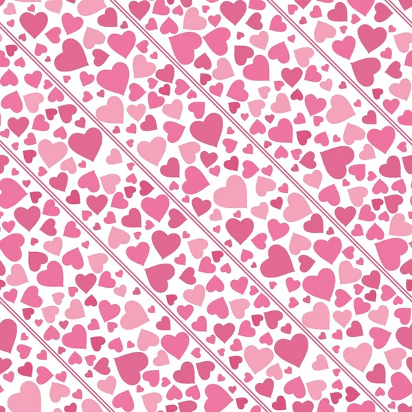 Romantic valentine seamless pattern — Stock Vector
